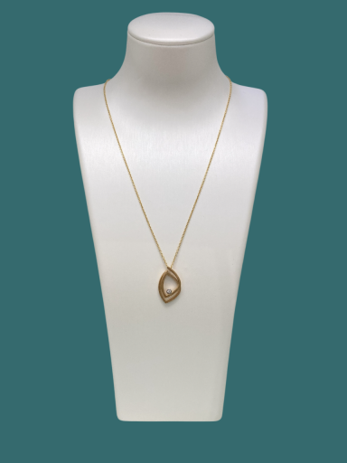 1.004-Euro Collier 585/- mit Brilliant 0,03 ct. WSI